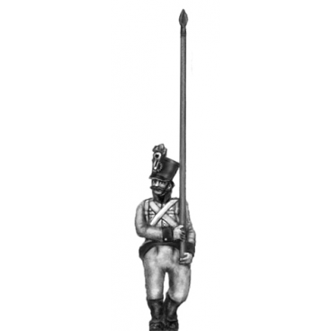 German fusilier standard bearer, shako