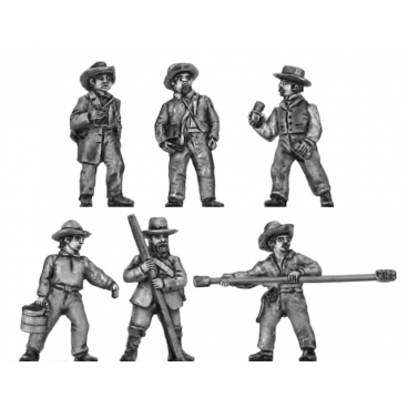 Artillery crew in hat