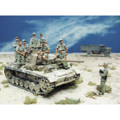 German DAK Panzertruppen - relaxing