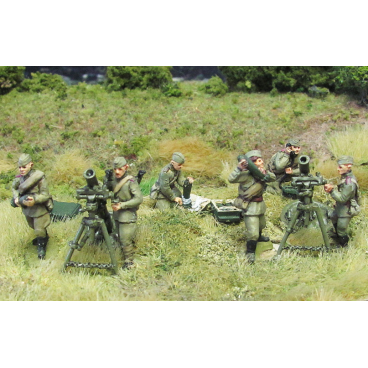 120mm Mortars and crew
