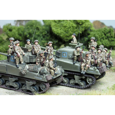 British Infantry tank riders – Set 1