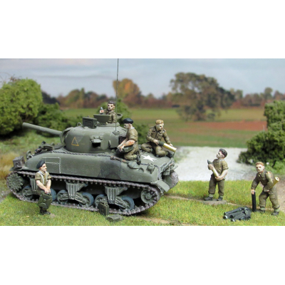 British tank crew re-arming