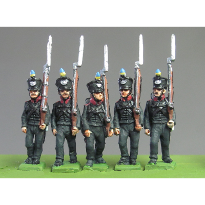 Line Infantry marching, Waterloo