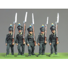 Light Infantry Marching (carrot pompoms, bugle badge)