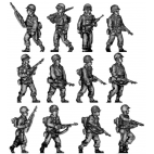 Infantry squad, walking