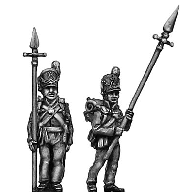 Centre Company sergeant, with pike