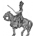 Mounted officer, shako