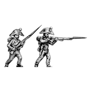 Line infantry, skirmishers, bicorne