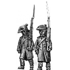 Fusilier, bicorne & greatcoat, march attack