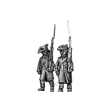 Fusilier, bicorne & greatcoat, march attack