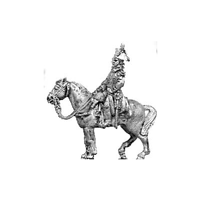 Mounted officer, greatcoat