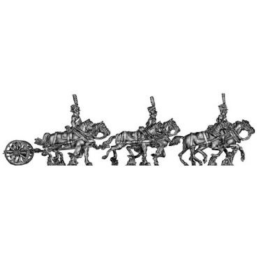 Guard horse artillery limber (galloping)