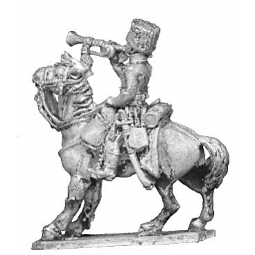 Horse artillery trumpeter, mounted