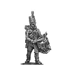 Reserve infantry drummer, English uniform