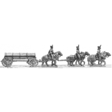 Foot artillery large caisson team