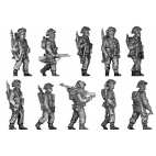 Infantry squad, walking