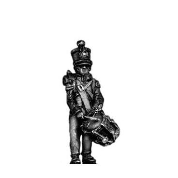 Young Guard Drummer, 1814 uniform
