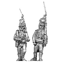 1802 Light infantry, marching