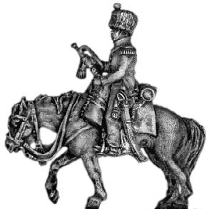 Line chasseur trumpeter