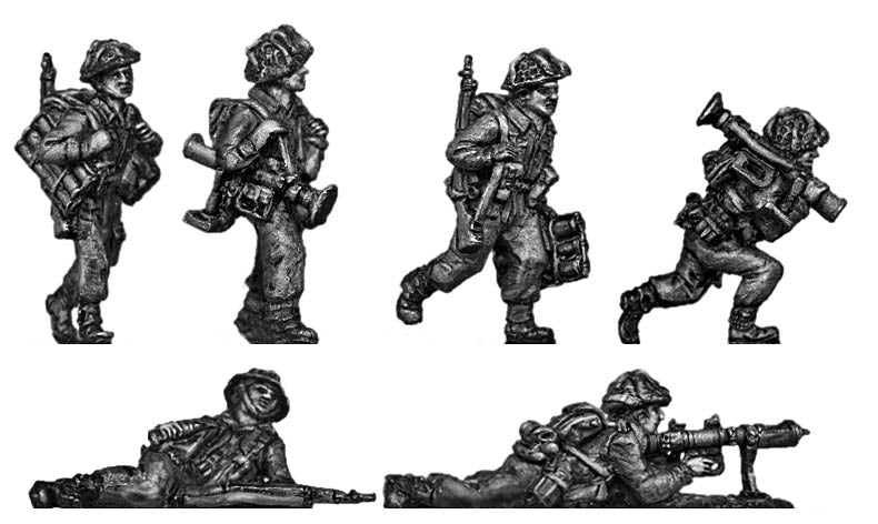PIAT teams moving and firing