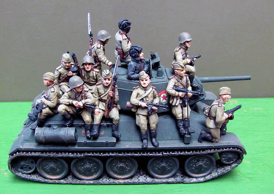 Infantry tank riders