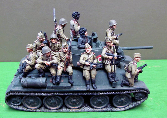 Infantry tank riders