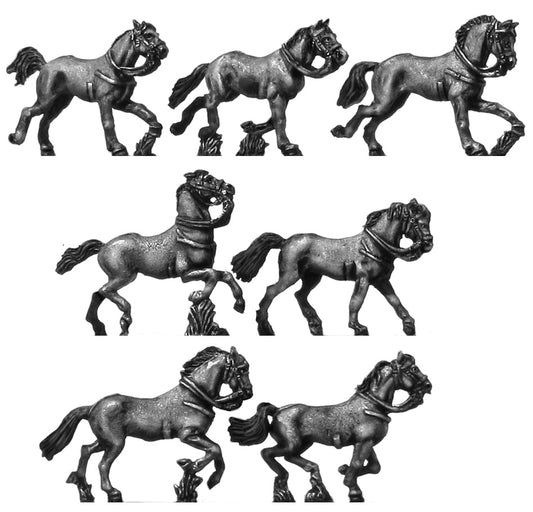 Heavy horse charging