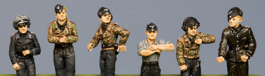 SS Panzer crew hatch figures