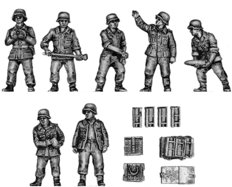 10.5cm Field artillery crew and accessories