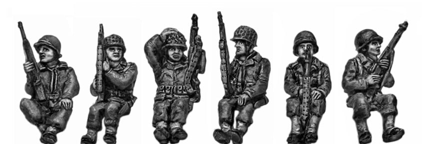 Armoured infantry seated set 1