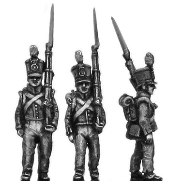 Dutch Line Infantry flank company marching