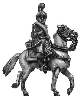 Belgian Carabinier trumpeter in helmet