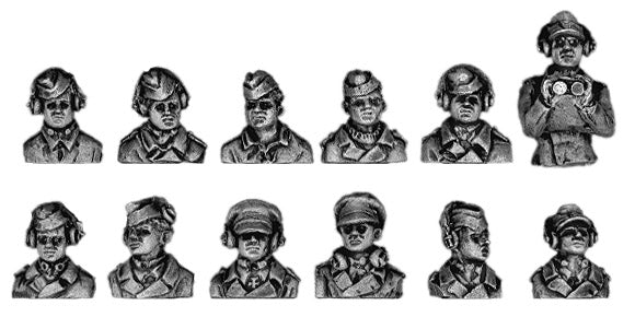 German Panzertruppen hatch crew