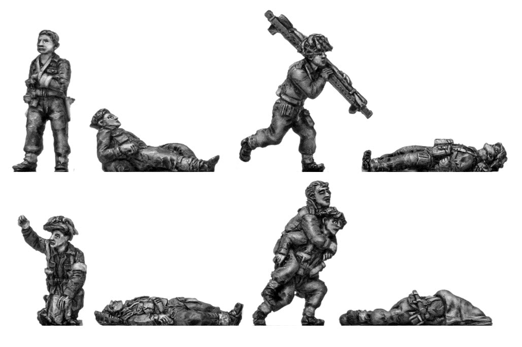 British medical orderlies and casualties
