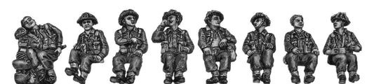 British Infantry truck riders – relaxed