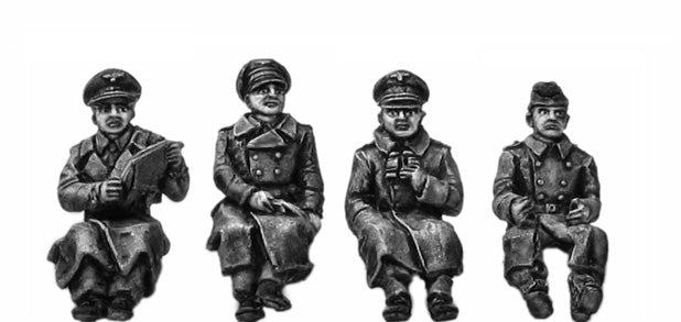 German staff car - overcoats