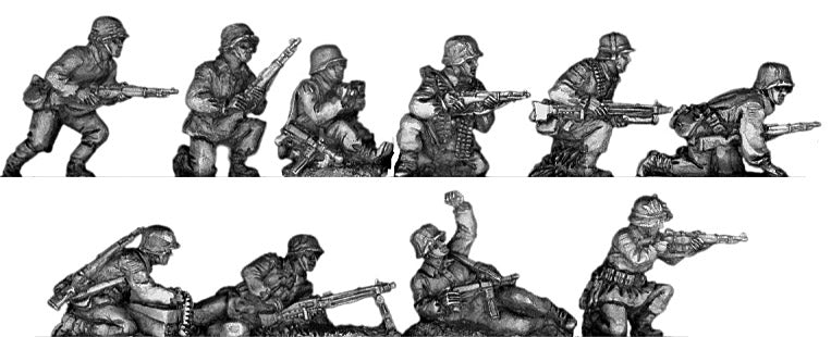SS section kneeling and prone