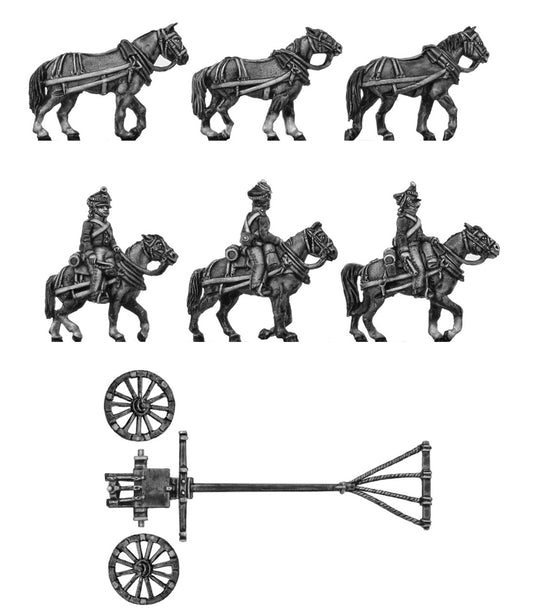 Foot artillery light limber team