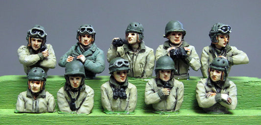 American Tank Crew Heads
