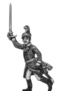 German fusilier officer  helmet advancing