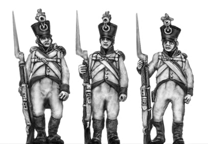 German fusilier  shako order arms