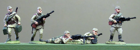 Caps DP LMG crews moving and firing