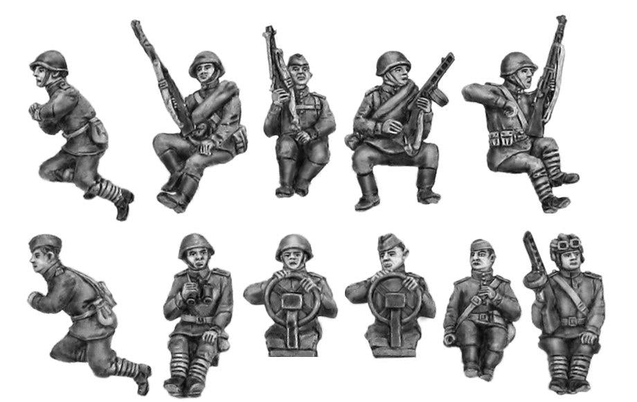 Drivers and crew for carriers trucks scout cars