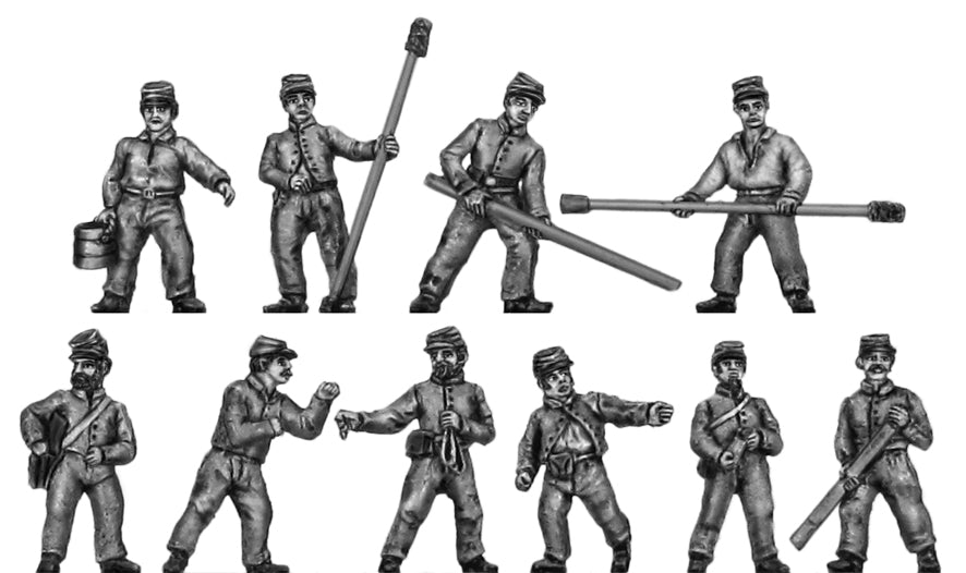 Artillery crew in cap