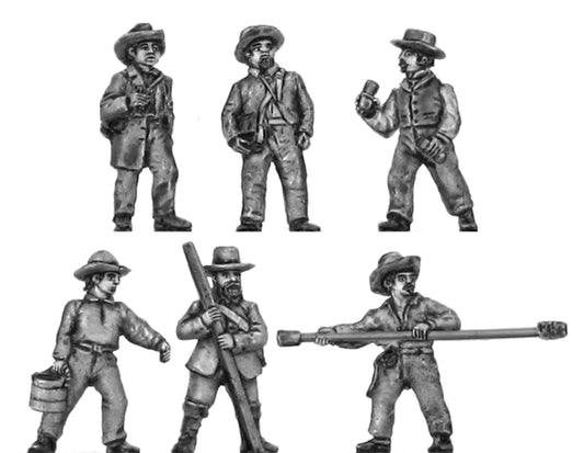 Artillery crew in hat