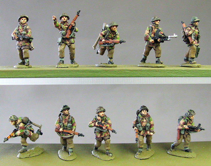 Infantry section windproofs advancing