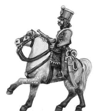 Hussar trunpeter  shako rouleau