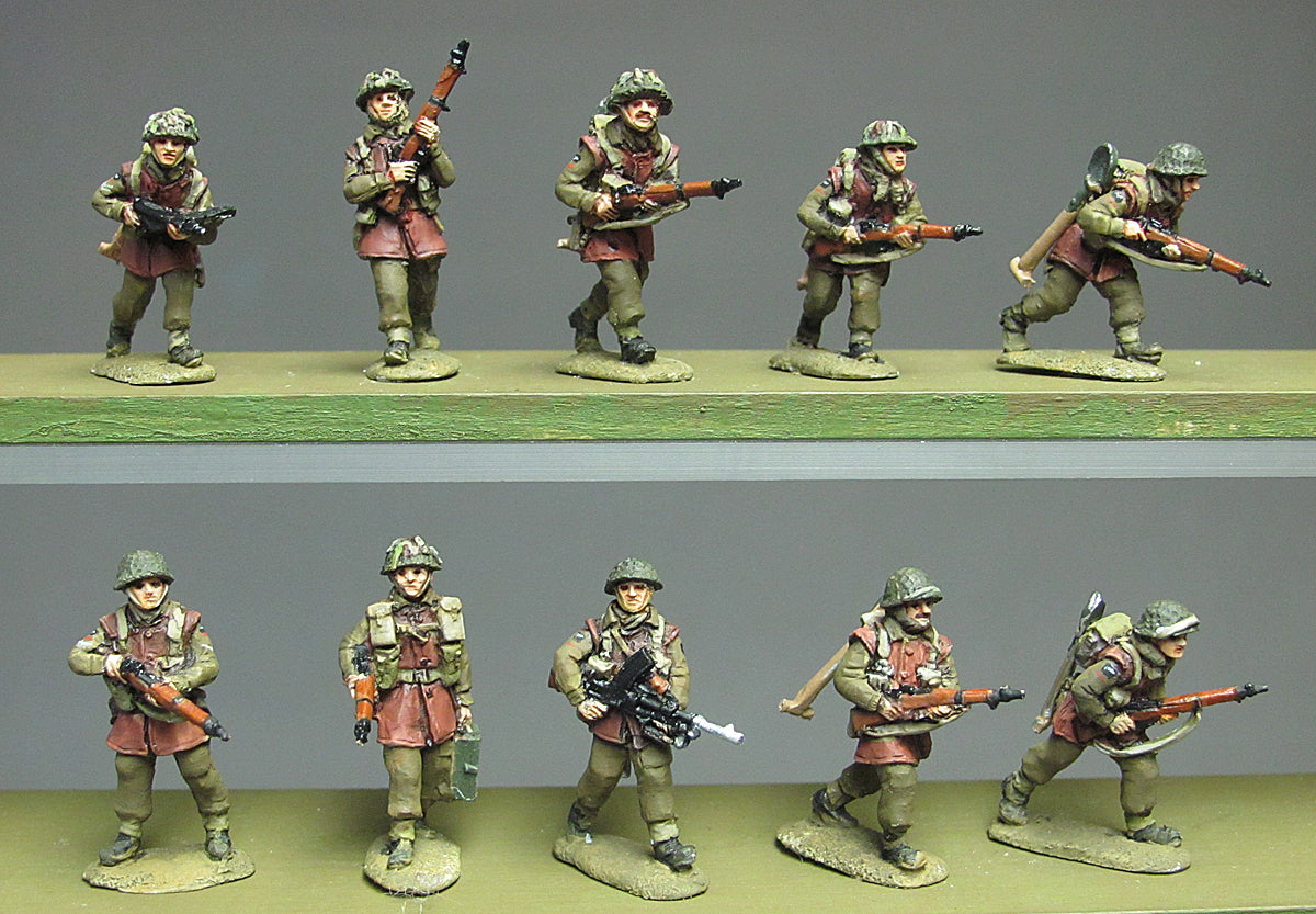 Infantry section jerkins advancing