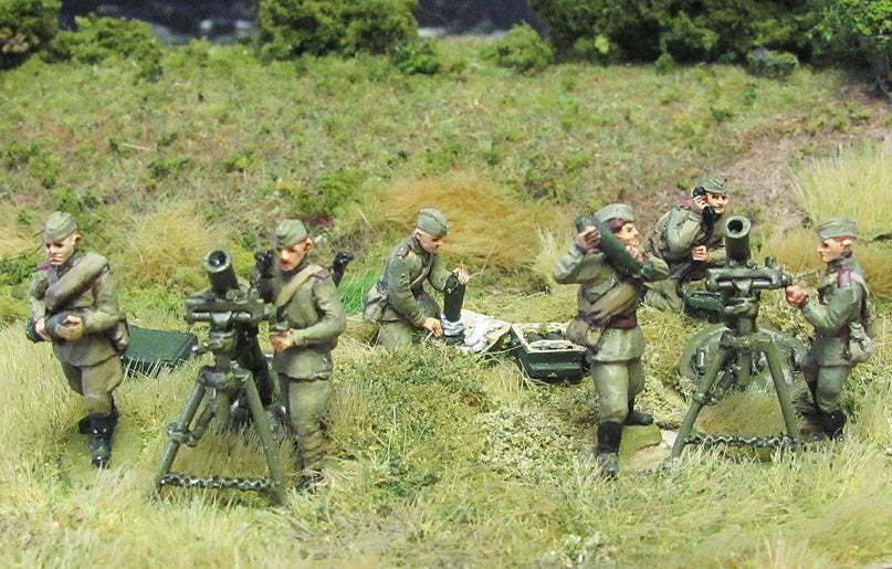 120mm Mortars and crew