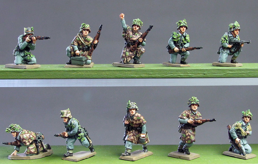 Infantry section wearing camouflage